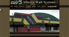 Desktop Screenshot of albertawallsystems.com
